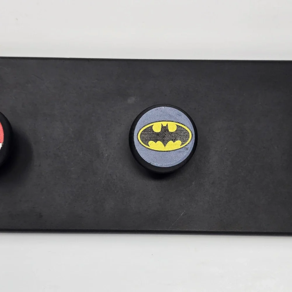 DC Comics Justice League Kids Coat Rack Wall Mount 5 Hook Batman Superman Flash